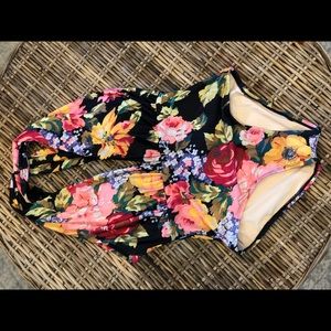 Allihop zinnia plunge one piece swimsuit